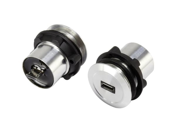 TRU COMPONENTS Micro USB-01 inbyggbar Micro-USB 2.0 anslutning