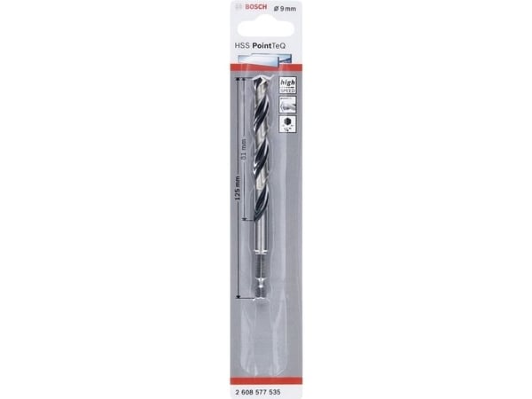 Bosch METALBOR POINTTEQ HEX HSS-R 9,0X125MM