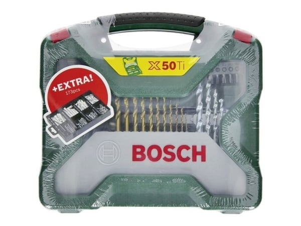 Bosch borr-/bitsats X-LINE 50 stycken med skruvar