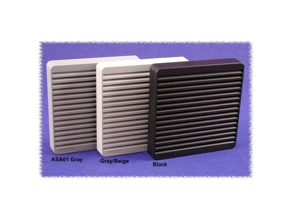 Hammond Electronics XPFA80GY luftfiltersett ABS grå (L x B x H) 105 mm x 105 m x 16 mm 1 stk