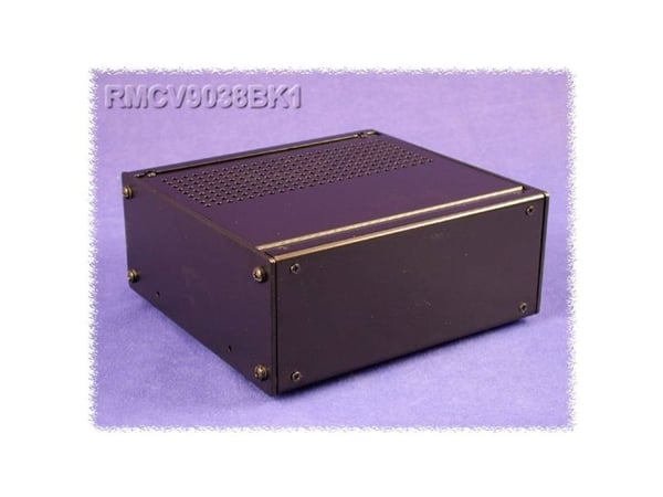 Hammond Electronics RMCV9038BK1 Universalkabinett 216 x 203 x 65 Aluminium Sort 1 stk