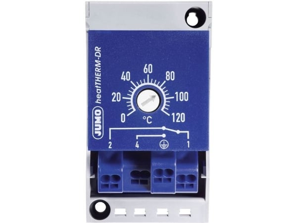 Jumo 603070/0002-7 Lämpötilavahti 0-120 °C Rele 16 A