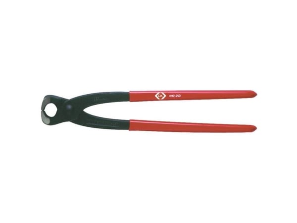 C.K Tools T4112A 08, Endekuttende tang, Stål, Plast, Rød, 220 mm