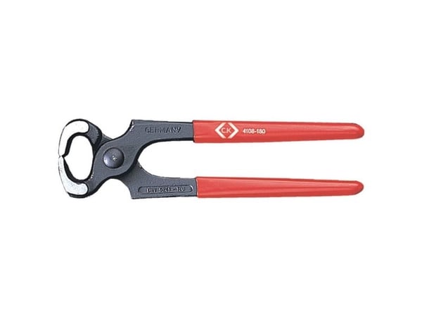 C.K Tools T4108A 06, Endekuttende tang, Stål, Plast, Rød, 160 mm