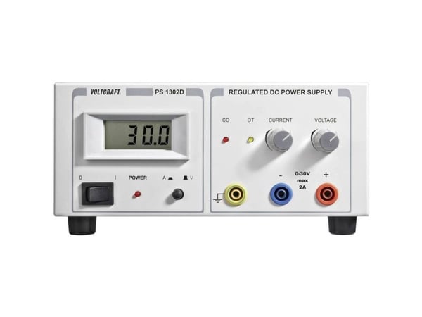 Voltcraft labb strømforsyning, justerbar PS-1302 D 0-30 V/DC 0-2 A 60 W