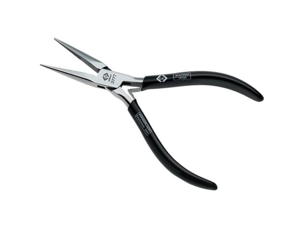 C.K Tools T3777, Nesetang, Polyvinylklorid, Stål, Svart, 14,5 cm