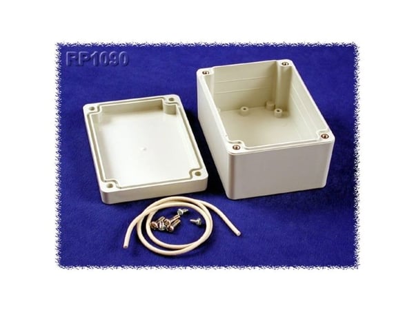 Hammond Electronics RP1090 Universalskap 105 x 75 x 55 Polykarbonat Grå 1 stk