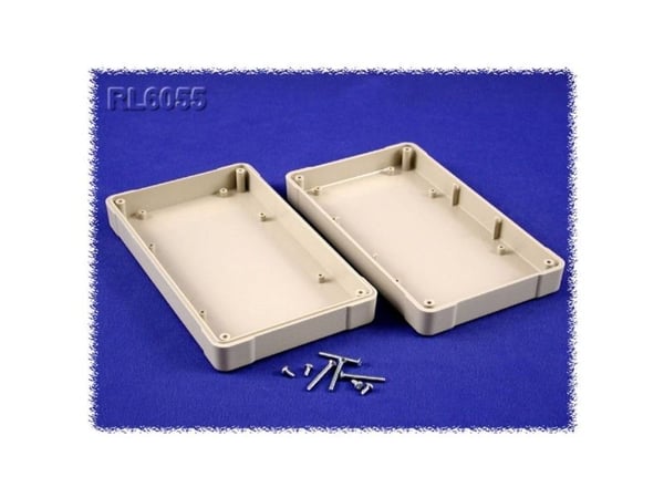 Hammond Electronics RL6055 universal-kabinett 178 x 105 x 40 ABS grå (1 stk)