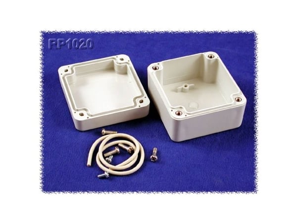 Hammond Electronics RP1020 Universalskap 65 x 60 x 40 Polykarbonat Grå 1 stk