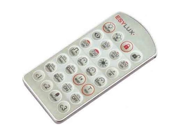 ESYLUX EM10425530, Trykknapper, Grønn, Metallisk, Sølv