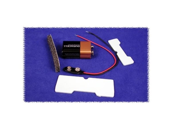 Hammond Electronics BS61 batteriholder 1 x 9 V-batteri plast sort 1 stk