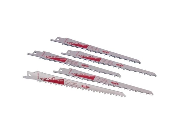 RUKO 33189245 sett med 5 stikk-/bajonettsagblader, bladlengde 150 mm