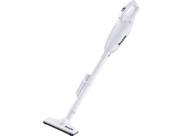 Makita CXT CL108FDSAW - Støvsuger - pinne/håndholdt (2-i-1) - uten pose - uten kabel - hvit - 1 batteri, inkludert lader