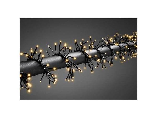 Konstsmide 400 LED, 400 lamp(or), LED, Bärnsten, inomhus, Svart, 24 V
