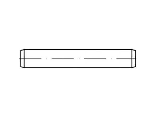 TOOLCRAFT TO-5436774 Sylinderspiker 16 mm stål 1 stk