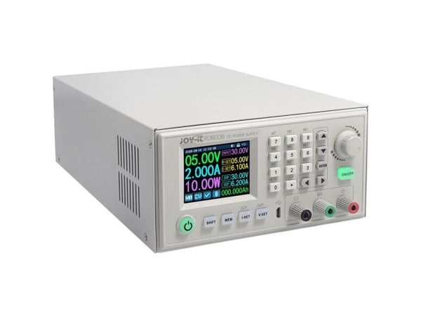 Joy-it laboratorie strømforsyning justerbar 0–60 V 0–6 A 400 W USB, WiFi-fjernstyrt, programmerbar, 2 utganger (JT-RD6006-Comfort)