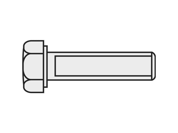 TOOLCRAFT 222528 Sekskantskrue M3 20 mm utvendig sekskant DIN 933 messing 10 stk
