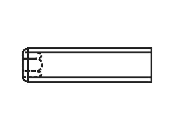 TOOLCRAFT 222520 pinolskrue M2 10 mm stål, 20 stk