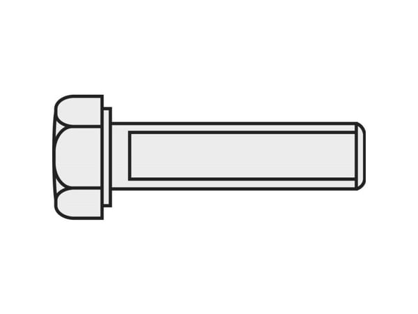 TOOLCRAFT 222531 sekskantskrue M2 10 mm utvendig sekskant DIN 933 messing forniklet, 10 stk