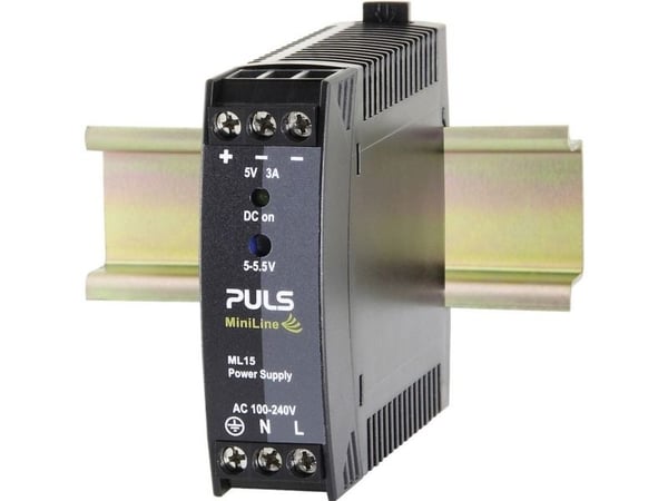 PULS DIN-skinne strømforsyning MiniLine ML15.051 5 V/DC 3 A 15 W 1x (ML15.051)