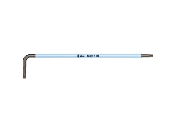 Wera 967 SXL HF, L-torx-nøkkel, T8, Blå, 90 mm, 16 mm, 1 stykker