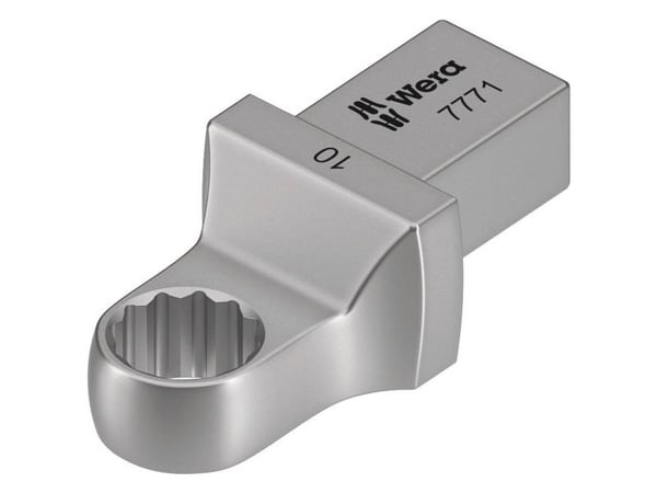 Wera 7771, Torque wrench end fitting, Sølv, 1 stykker, Chromium-Vanadium Steel (Cr-V)