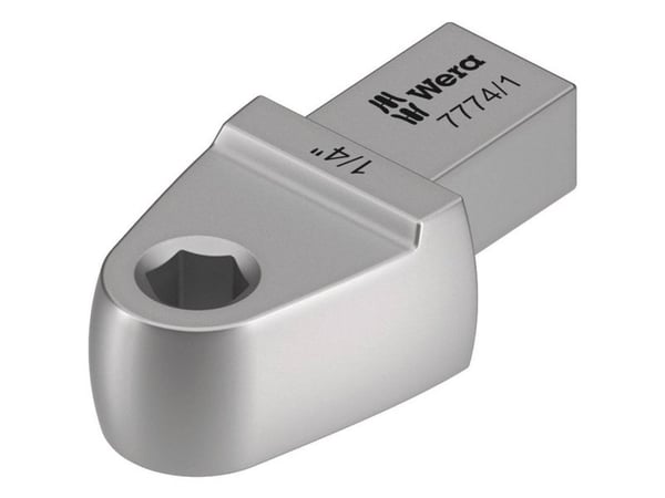Wera 7774/1, Stikkontakt, 1/4", Imperisk, 1 hoder, 42 mm, 22 mm