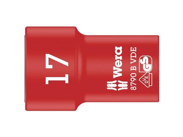 Wera 05004961001, Stikkontakt, 3/8", Metrisk, 1 hoder, 17 mm, 46 mm