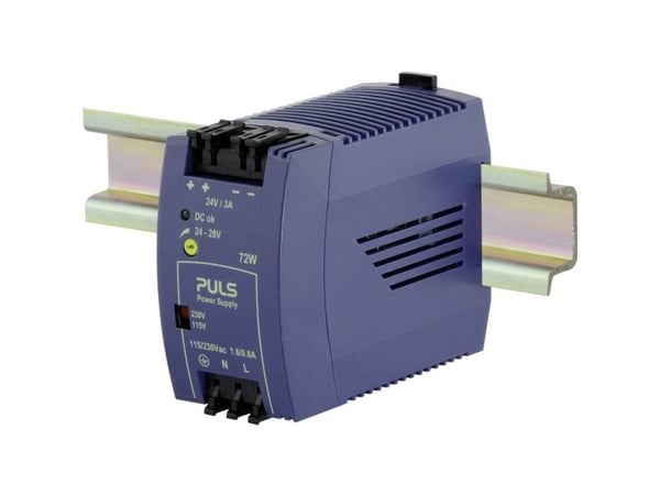 PULS MiniLine ML70.100 Strømforsyning til DIN-skinne (DIN-kisko) 24 V/DC 3 A 72 W Antal udgange:1 x Indhold 1 stk