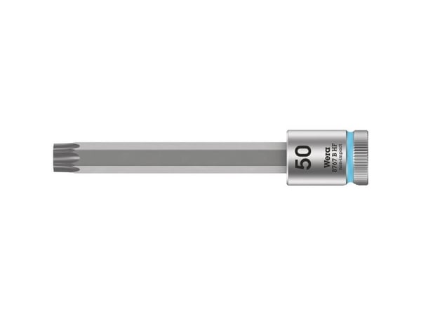 Wera 05003073001, Stikkontakt, 3/8", 1 hoder, T50, Kromvanadiumstål, Kromfarget