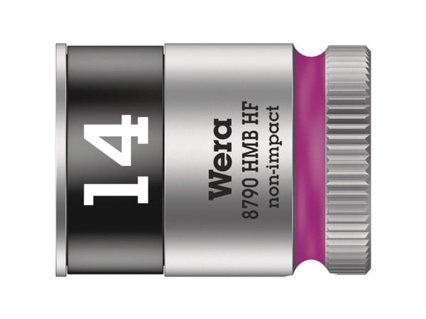 Wera 8790 HMB HF, Chromium-Vanadium Steel (Cr-V), 9,53 mm (0.375"), 1 stykker, Tsjekkisk Republikk, 21,5 mm, 2,9 cm