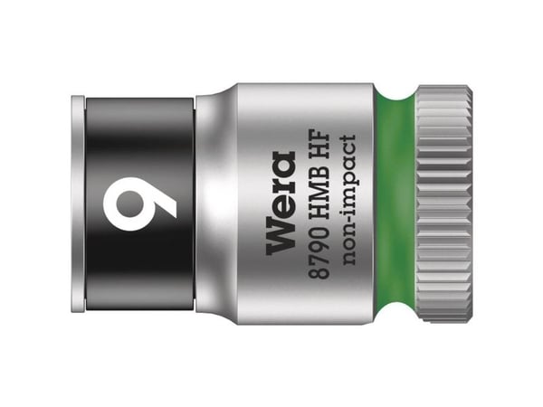 Wera 8790 HMB HF 05003743001 Ekstern sekskantnøkkelinnsats 9 mm 3/8 (10 mm)