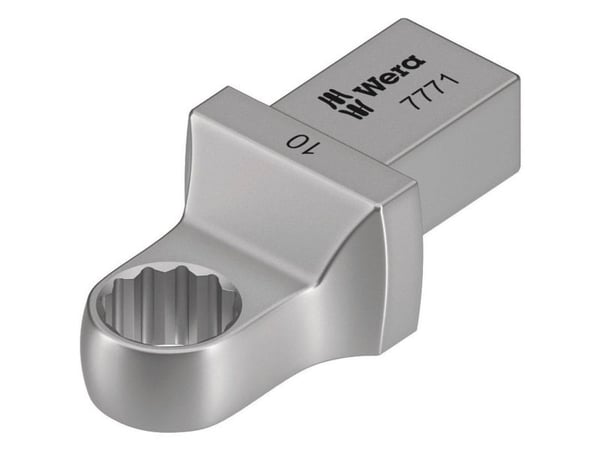 Wera 7771, Torque wrench end fitting, Sølv, 1 stykker, Chromium-Vanadium Steel (Cr-V)