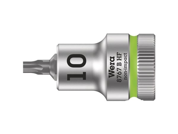 Wera 05003059001, Stikkontakt, 3/8", 1 hoder, T10, Kromvanadiumstål, Kromfarget