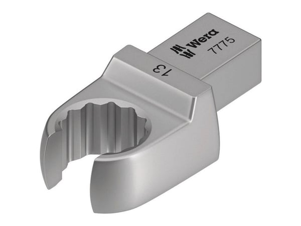 Wera 7775, Torque wrench end fitting, Sølv, 1 stykker, Chromium-Vanadium Steel (Cr-V)