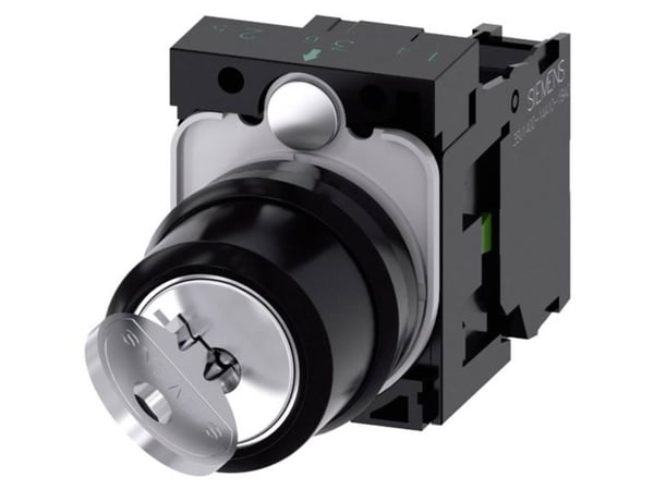 Siemens 3SU1100-4BF11-1BA0, Muovi, Musta, Metallinen, 86 g, 50 mm, 30 mm, 100 mm