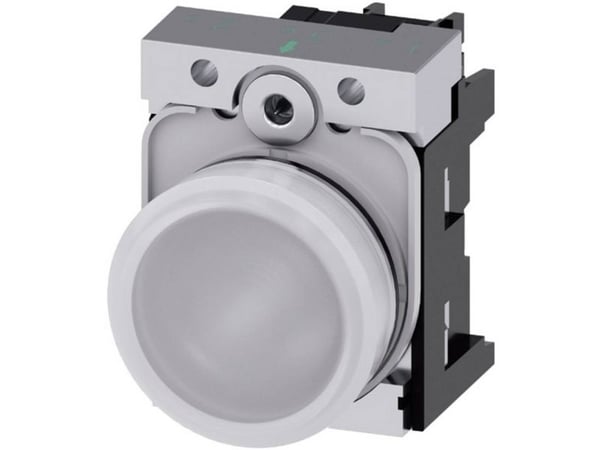 Siemens 3SU1152-6AA60-1AA0, Valkoinen, IP20, CCC, CSA, UL, EAC, CE, 24 V, 2,2 cm