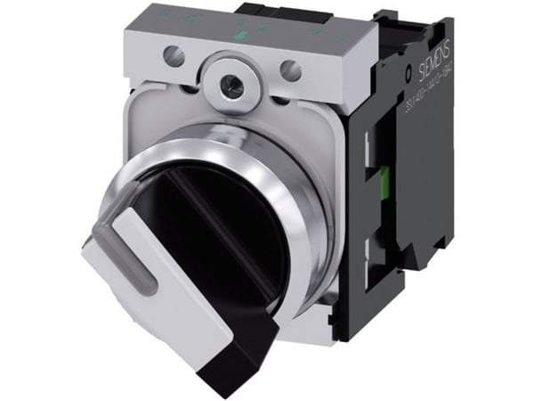 Siemens 3SU1150-2BF60-1BA0, Metalli, Musta, Metallinen, 104 g, 50 mm, 30 mm, 100 mm