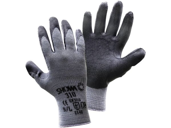 Showa 14905-8 Grip Black Cotton , Polyester Arbeidshanske Størrelse (hansker): 8, M EN 388 CAT II 1 par