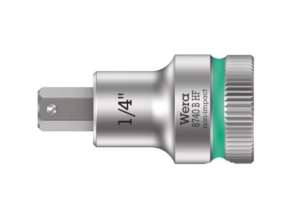 Wera 05003089001, Stikkontakt, 3/8", Imperisk, 1 hoder, 1/4", Kromvanadiumstål