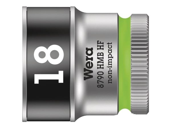 Wera 8790 HMB HF 05003752001 Ekstern sekskantnøkkelinnsats 18 mm 3/8 (10 mm)