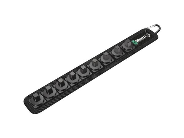 Wera Socket rail B, 3/8", 9 hoder, 450 mm, 120 mm, 84 g