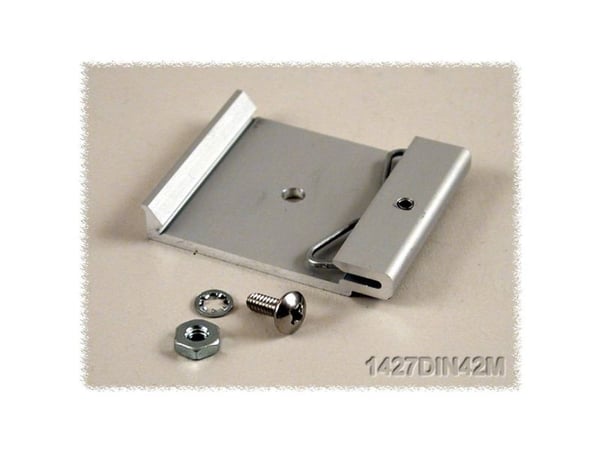 Hammond Electronics 1427DIN42M DIN-clip Til montering på DIN-skinne. 1 stk