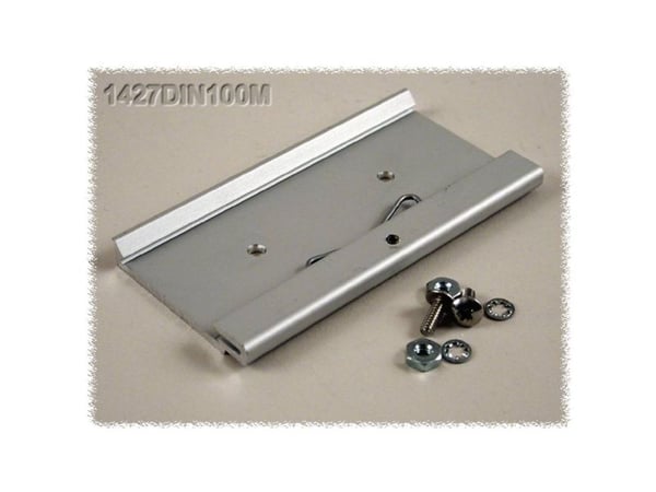 Hammond Electronics 1427DIN100M DIN-clip Til montering på DIN-skinne. 1 stk