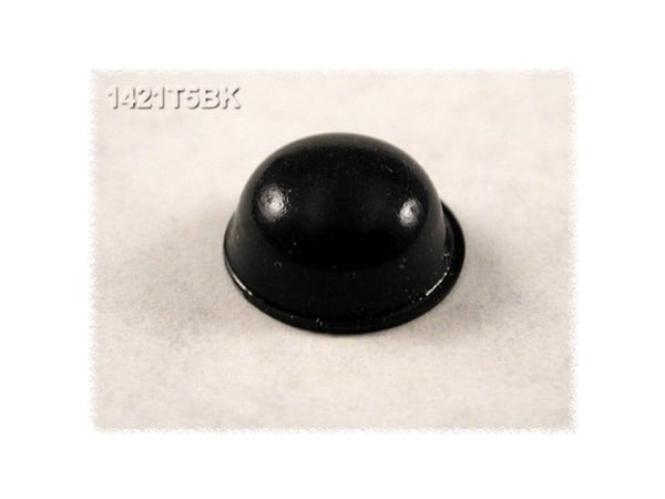 Hammond Electronics 1421T5BK chassisføtter selvklebende rund (Ø x H) 11,1 x 5 mm sort