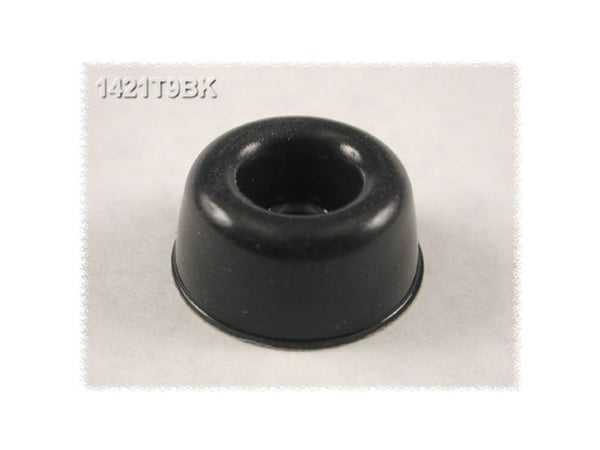 Hammond Electronics 1421T9BK chassisfot selvklebende rund sort (Ø x H) 22,3 x 10,2 mm 24 stk