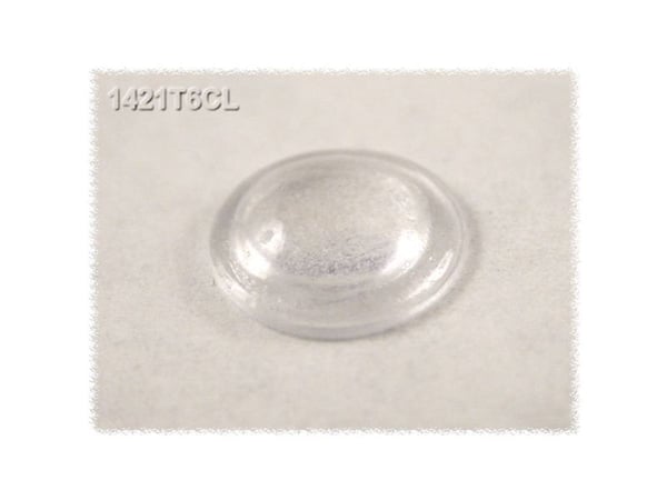Hammond Electronics 1421T6CL chassiføtter selvklebende rund natur (Ø x H) 7,9 x 2,2 mm, 24 stk