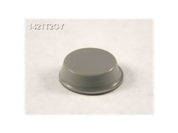 Hammond Electronics 1421T2GY chassifot selvklebende rund grå (Ø x H) 12.7 mm x 3.5 mm 24 stk