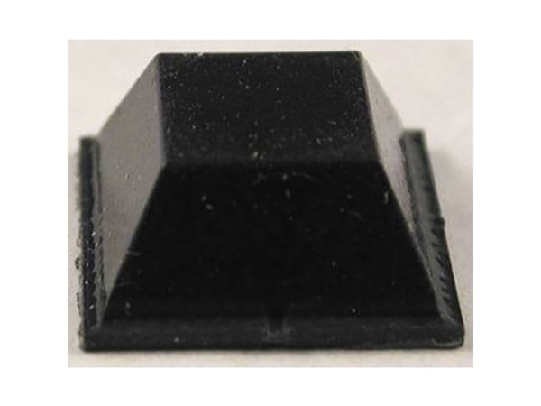 Hammond Electronics 1421T3 chassiføtter selvklebende rund sort (Ø x H) 12,7 x 5,8 mm 24 stk