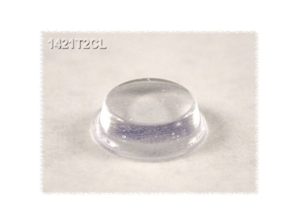 Hammond Electronics 1421T2CL Chassisbase Selvklebende, rund Natur (Ø x H) 12,7 mm x 3,5 mm 24 stk